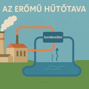 Az erőmű hűtótő működése - infografika