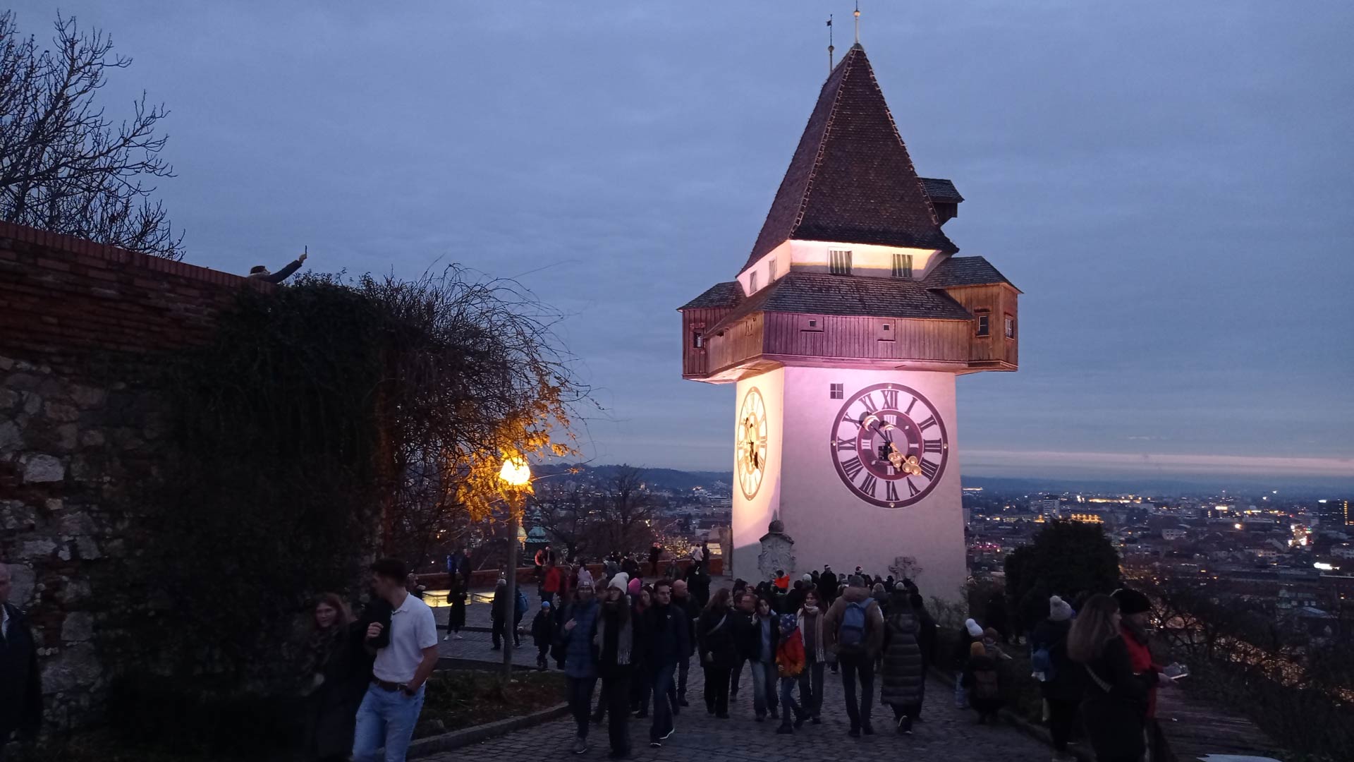 Graz Schlossberg Uhrturm